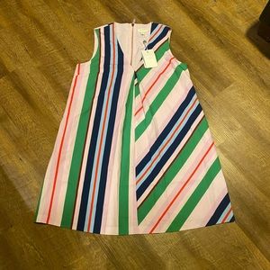 Ted Baker Pink striped shift dress
